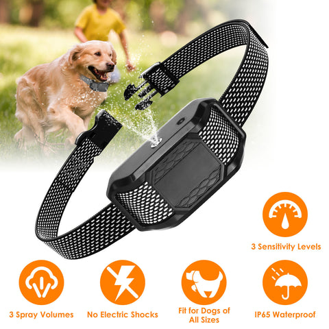 Citronella Bark Collar for Dogs – Anti-Barking Spray, Waterproof