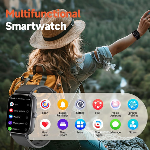 2025 Smart Watch 2.0-inch – Multi-Sport Fitness Tracker